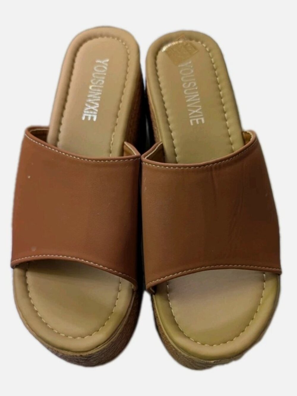 Yousunvxie Wedge Sandals Size 9 Women Brand New!